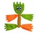 Jolly Pets Flathead TugSqueak Dog Toy Medium