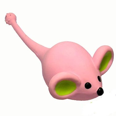 WANT CHEW Latex Dog Squeaky Chew Toy Mouse 5 for Small Dogs