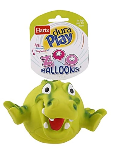 Hartz Dura Play ZooBalloons Dog Toy 1 Count Pack of 1 All Breed Sizes