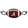 Pets First NCAA Alabama Crimson Tide Football Dog Toy Tough Quality Nylon Materials Strong Pull Ropes Inner Squeaker Collegiate Team Color