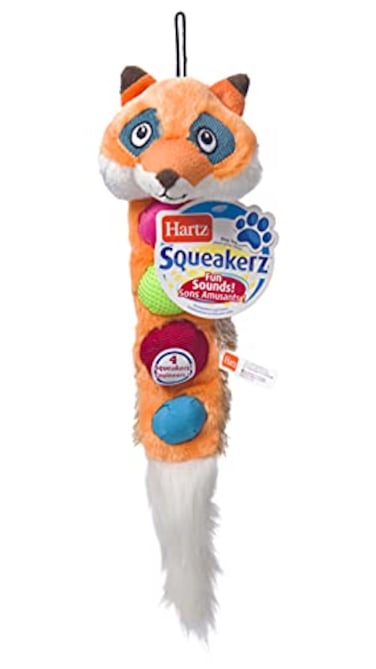 Hartz Squeakerz StuffingFree Plush Woodland Animal Dog Toy