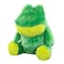 Hero Chuckles Plush Squeaky Dog Toy Durable Stuffed Animal with 3 in 1 Squeaker