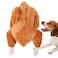 YoFellas Thanksgiving Interactive Turkey Plush Dog Toy with Squeaker Soft and Durable Ideal for Small Medium Breeds Great for Festive Fun and Daily Playtime
