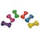 Multipet Polka Dot Latex Plush Filled 4Inch Dog Toy