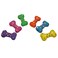Multipet Polka Dot Latex Plush Filled 4Inch Dog Toy