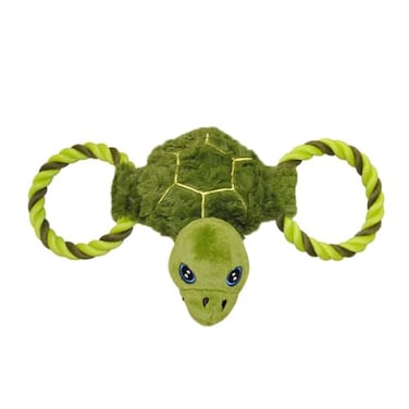 Jolly Pets Jolly TugaMal Turtle TugSqueak Toy Small