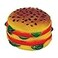 Boss Pet 52981 Vinyl Hamburger Dog Toy with Squeaker