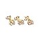 ZippyPaws Zoo Friends Burrow Interactive Squeaky Hide and Seek Plush Dog Toy Giraffe Miniz 3 Pack