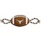 Pets First NCAA Texas Longhorns Football Dog Toy Tough Quality Nylon Materials Strong Pull Ropes Inner Squeaker Collegiate Team Color 1 Count Pack of 1