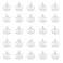 NATUWORLD 25Pcs 35mm Pet Squeakers Replacement Squeakers Noise Maker Insert for Pet Repair Supply