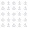 NATUWORLD 25Pcs 35mm Pet Squeakers Replacement Squeakers Noise Maker Insert for Pet Repair Supply