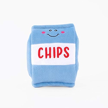 ZippyPaws NomNomz Plush Squeaker Dog Toy for The Foodie Pup Chips