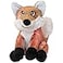 SNUG AROOZ Snugarooz Fitz The Fox Dog Toy with Repair Patch Soft Durable Plush Crinkle Squeaker Perfect for Small to Medium Dogs Fun Play Cuddles