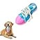 IFOYO Durable Squeaky Dog Chew Toy Safe Mini Sneaker Shape Interactive Pet Toy for Puppies Small Medium Dogs Cats Rabbits and Small Animals