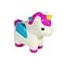 WANT CHEW Latex Dog Squeaky Chew Toys Unicorn