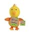 Spunky pup Woolies Dog Toy Squeaky Plush Toy Made with Double Stitched Wool Mini ChickenYellow2193