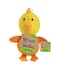 Spunky pup Woolies Dog Toy Squeaky Plush Toy Made with Double Stitched Wool Mini ChickenYellow2193