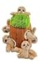 Glow Pups Hide and Seek Dog Toy Plush Sloth in Tree Squeaky Interactive Fun Promotes Mental Stimulation Keep Your Dog Entertained Easy to Clean Soft Plush Large BrownGreen