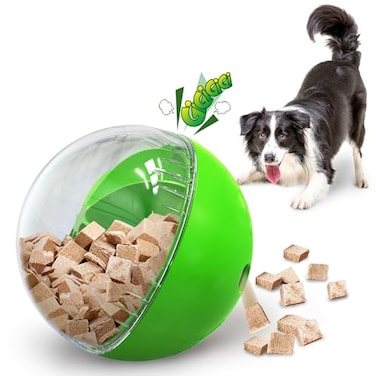 WELIKEIT Interactive Dog Treat Toy Mental Stimulation and Enrichment Green