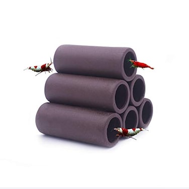 SOYEAHZ Aquarium Breeding Cave Shrimp Shelter Hide Spawning Tube Shrimp Habitat Ornament Hiding Cave Fish Tank Decorations Six Holes