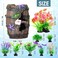 CousDUoBe Fish Broken Barrel Decor Fish Tank Decorations Betta Fish Tank AccessoriesStarfish Barrel x 1pc Aquarium Plants x 8pcs