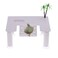 alfyng Floating Turtle Basking Platform Turtle Pier Resting Basking Platform Tortoise Ramp Reptile Ladder Terrace with Feeding Box Fish Tank Aquarium Floating Climbing Island Dock