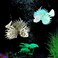 HEEPDD Artificial Glowing Lion Fish Luminous Fake Fish Aquarium Fish Landscape Ornament Simulation Animal DecorationBlue