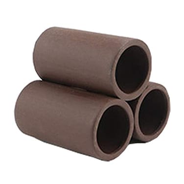 Norgail Handmade Brown Ceramic Shelters Shrimp Habitat Breeding Tube Hiding cave Hideaway Pipes Reduce Stress Encourage spawning Decorative Aquarium Accessories 1PCS Small