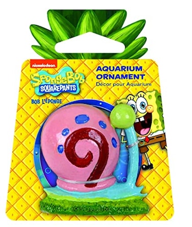 Penn-Plax PennPlax Officially Licensed Spongebob Squarepants Aquarium Ornament Gary MiniSmall Size Perfect for Freshwater and Saltwater Tanks