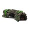RunXF Reptile Hideout Rotten Tree Lizard Leopard Gecko Hideaway Fish Shrimp Shelter Breeding Terrarium Tank Landscaping Resin Ornament Medium