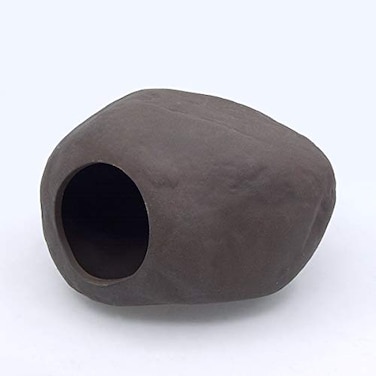 Saim Clay Hiding Cave Aquarium Decorations Breeding Cave Fish Tank Ornaments for Baby Betta Fish Amano Shrimp Cichlid Bonsai to Play Hide and Rest Large