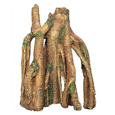 SLOCME Aquarium Resin Tree Trunk Ornament Fish Tank Wood House Decor Betta Fish or Other Pets Can Swim Through the Branches
