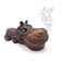 Superdream Frog Air Stone Bubbler Aerating Aquarium Ornament Fish Tunk Decorations Hippopotamus