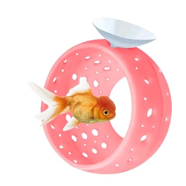WEWAYKGJ Betta Fish Tunnel with Suction Cup Aquarium Fish Hideout Shrimp Cave Guppy Fish Tunnel Tank Accessories Aquarium Decor for Small Fish Shrimp Pink