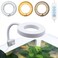 PUEUTU Upgraded Aquarium Light Clip On Fish Tank LED Light Small USB Light Dimmer MultiColor WhiteWarm YellowYellow 1 to 5 Gal Adapter NOT Included No Timer