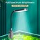 UPETTOOLS Aquarium Light with Adapter LED Clip on Fish Tank Light Small Full Spectrum USB Light 360 Rotation Lighting 5W