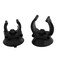 uxcell 2 Pcs Suction Cup Aquarium Heater Clip Glass Stick Holder Black