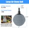 AQUANEAT Air Stones for Ponds 2 Inch Long Lasting Aerator Oxygen Diffuser Air Pump Accessories for Aquariums Fish Tanks Hydroponics and DWC Reservoirs 4 Pack