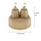 FRIGIIRE Aquarium CO2 Generator Carbon Dioxide Reactor Fish Tank DIY Quick Twist Bottle Cap Air Diffuser Generator Part5piecesPlastic