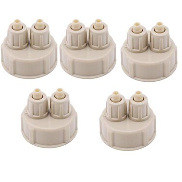 FRIGIIRE Aquarium CO2 Generator Carbon Dioxide Reactor Fish Tank DIY Quick Twist Bottle Cap Air Diffuser Generator Part5piecesPlastic