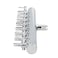 bnafes Aquarium Air Valve 8 Way Inline Manifold Air Flow Pump Tubing Splitter Lever Control Valve Fit for Aquarium Fish Tank
