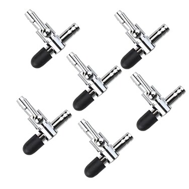 bnafes Aquarium Fish Tank Air Flow Control Lever Pump Single Way T Valve 6Pack