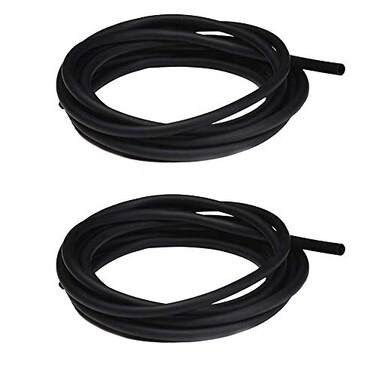 JIH 25 Feet Standard 316 inch Airline Tubing Black 2 Pack