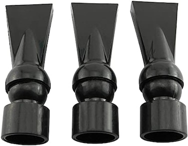 Longdex Aquarium Water Outlet 3PCS Black Fish Tank Duckbill Nozzle Free Rotate Outflow Pump Tank End Pipe