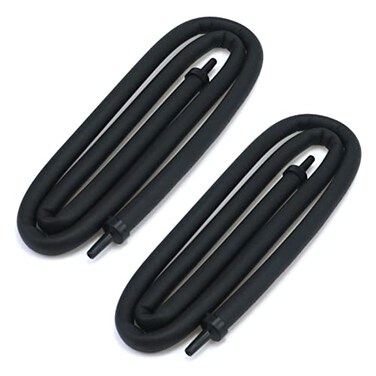 MY MIRONEY 2Pack Aquarium Flexible Rubber Wall Air Curtain Bubble Tube Bendable Oxygen Diffuser Soft Rubber Tube Hose for Fish Tank 3 Ft