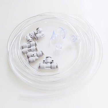 OAIDVEUY Aquarium CO2 Proof Tubing and Quick Connect Fittings CO2 System Improving Kit