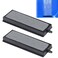 Pawfly 4 Inch Air Stone Grey Mineral Bubble Stone Bar Diffuser Bubbler Airstones for Air Pump Aquarium and Fish Tank 2 Pack