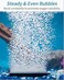 Pawfly 4 Inch Air Stone Grey Mineral Bubble Stone Bar Diffuser Bubbler Airstones for Air Pump Aquarium and Fish Tank 2 Pack