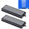 Pawfly 4 Inch Air Stone Grey Mineral Bubble Stone Bar Diffuser Bubbler Airstones for Air Pump Aquarium and Fish Tank 2 Pack