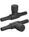 Pawfly Aquarium Air Control Valves for 316 ID Airline Tubing Single Way Plastic Air Flow Controllers Regulators Adjustable Black Hose Connectors Air Pump Accessories for Fish Tanks 10 Pack